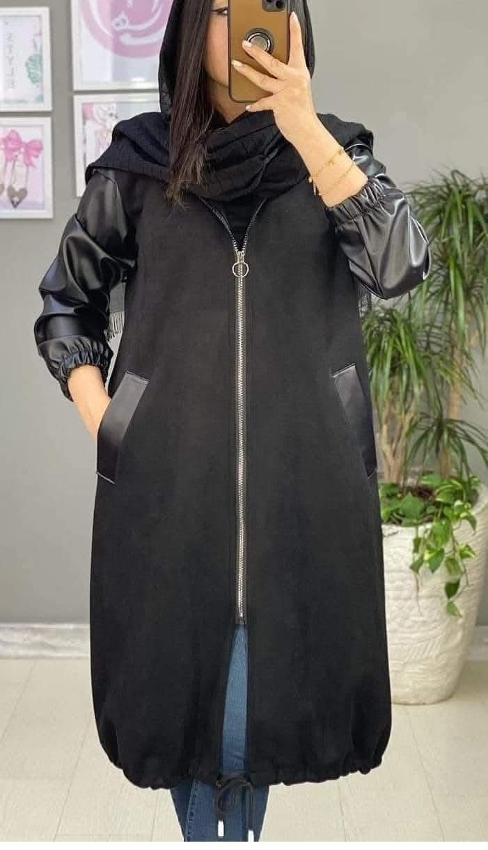 WhatsApp Image 2025-09-12 at 16.49.54 Suede coat - Image 1